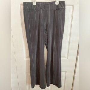 NEW YORK & COMPANY Grey Pinstripe Petite Dress Pants